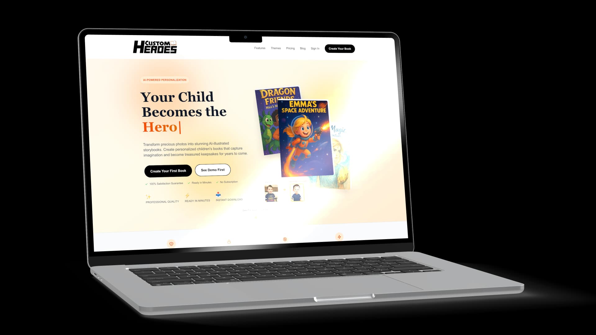 CustomHeroes.ai preview